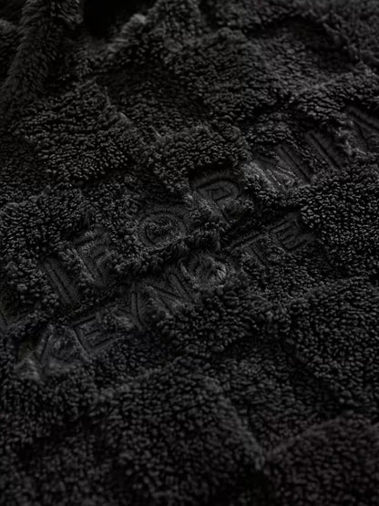 Color-Block Textured Knitted Sweater – Cream & Mocha