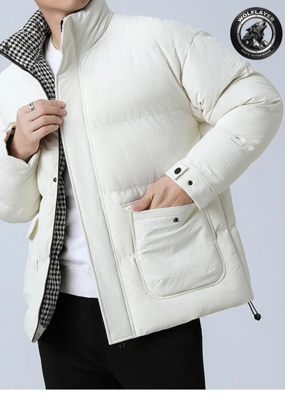 Men’s Large Size Winter Jacket – Warm & Classic