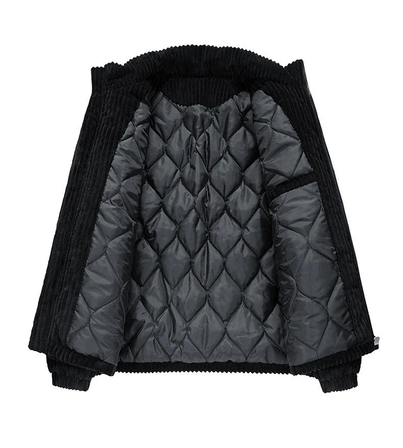 Unisex Thick Warm Winter Jacket – Trendy Collar Workwear Coat