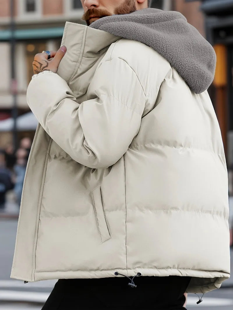 Winter Windproof Men's Faux Jacket