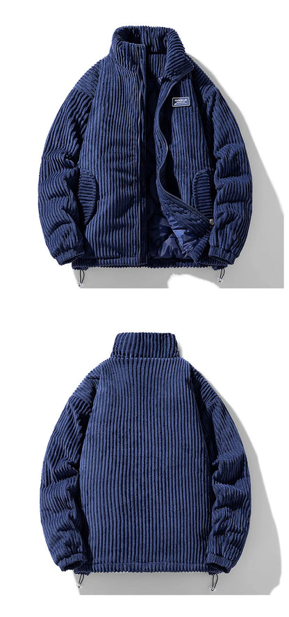 Unisex Thick Warm Winter Jacket – Trendy Collar Workwear Coat