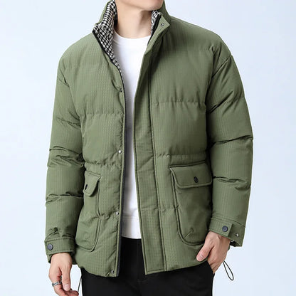 Men’s Large Size Winter Jacket – Warm & Classic