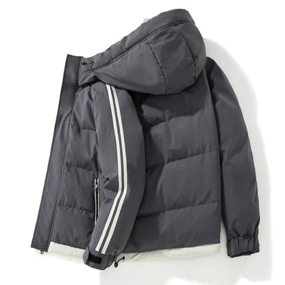 2025 Men's Thick Cotton Hooded Jacket