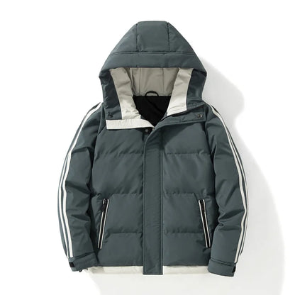 2025 Men's Thick Cotton Hooded Jacket