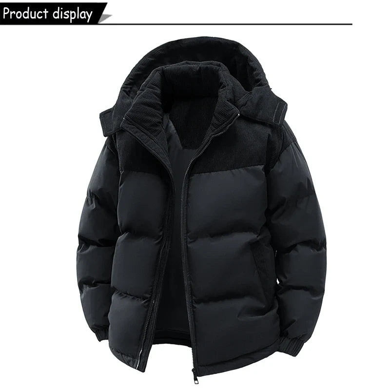 Men’s Removable Hood Windbreaker