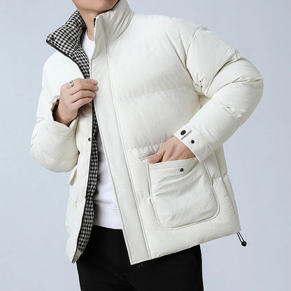Men’s Large Size Winter Jacket – Warm & Classic
