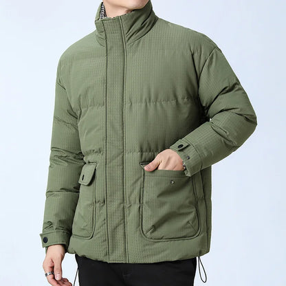 Men’s Large Size Winter Jacket – Warm & Classic